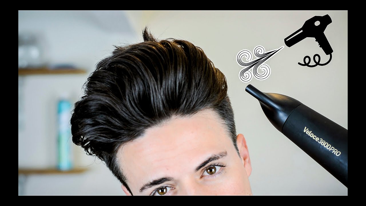 Mens Hair | Why & How to Use a Blow Dryer/Hair Dryer - Mens Hairstyling Tips