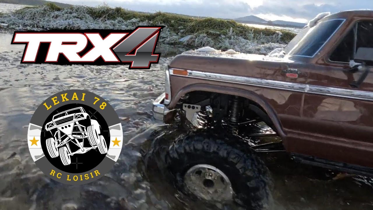 Поездка на TRX4 по снегу, часть 2.