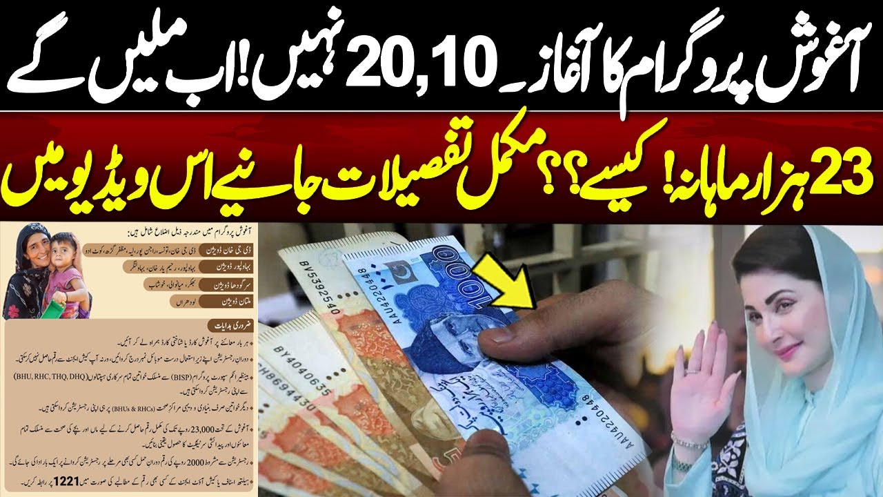 How to Apply Aghosh Program 2025 | Maryam Nawaz Announces Rs. 23,000 for Young & Pregnant Mothers