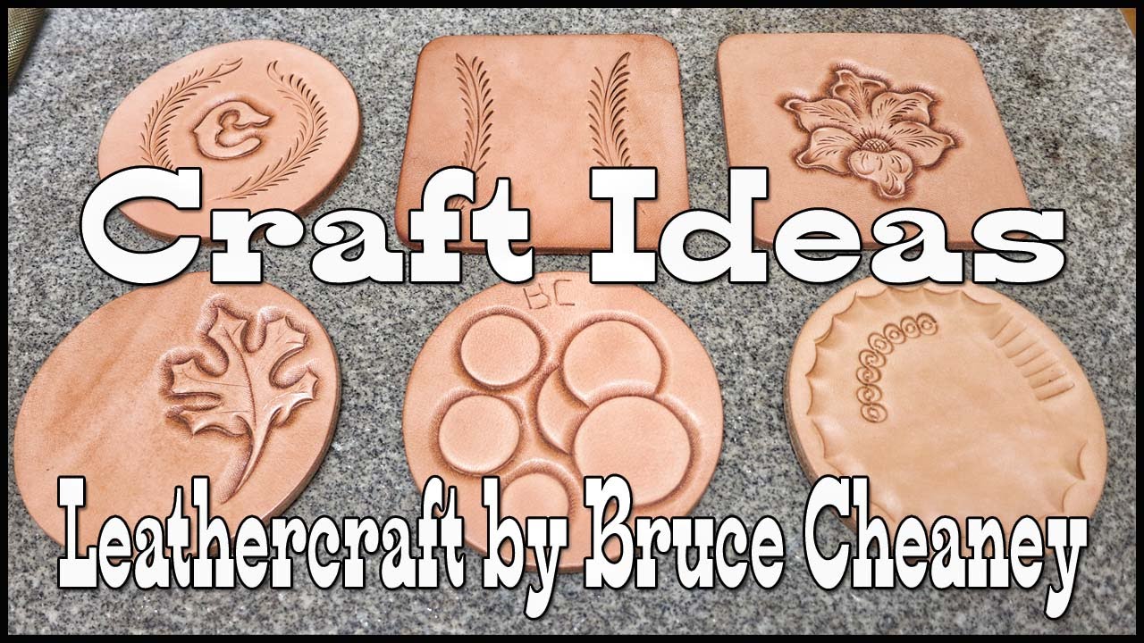 Leather Carving Ideas | Leathercraft YouTube Videos by Bruce Cheaney - #leather #craft
