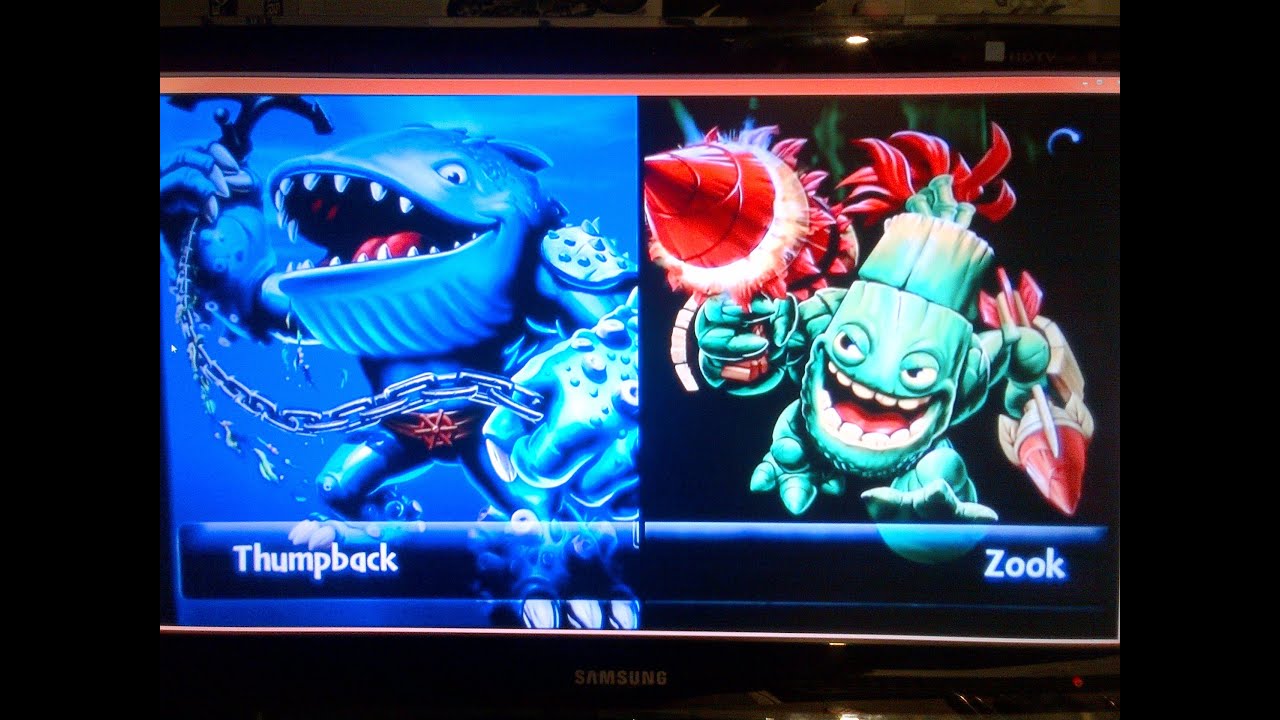 SKYLANDERS GIANTS THUMPBACK VS ZOOK