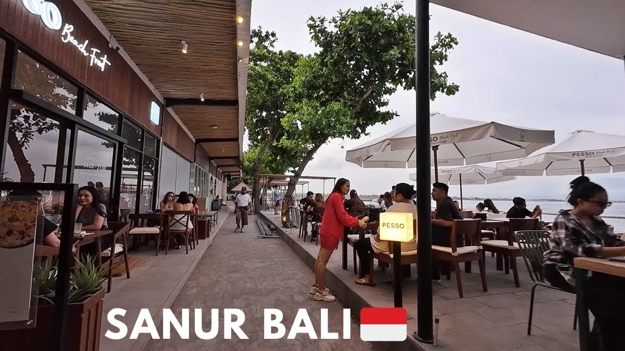 Bali Walking Update | Relaxing Afternoon Walk at Sanur Bali Beachfront Bali Today March 17th 2025