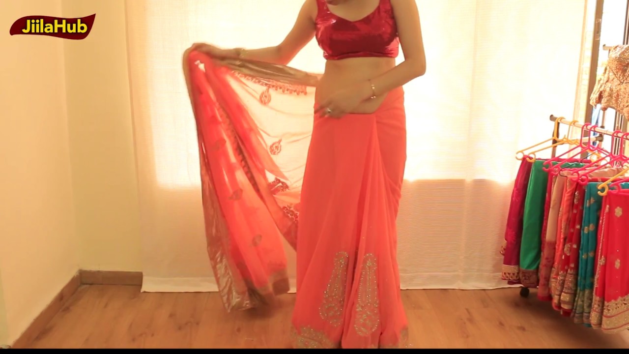 How to wear Diva Style Saree Perfectly | Makeover your own Bollywood Designer Saree Drape | Jiilahub