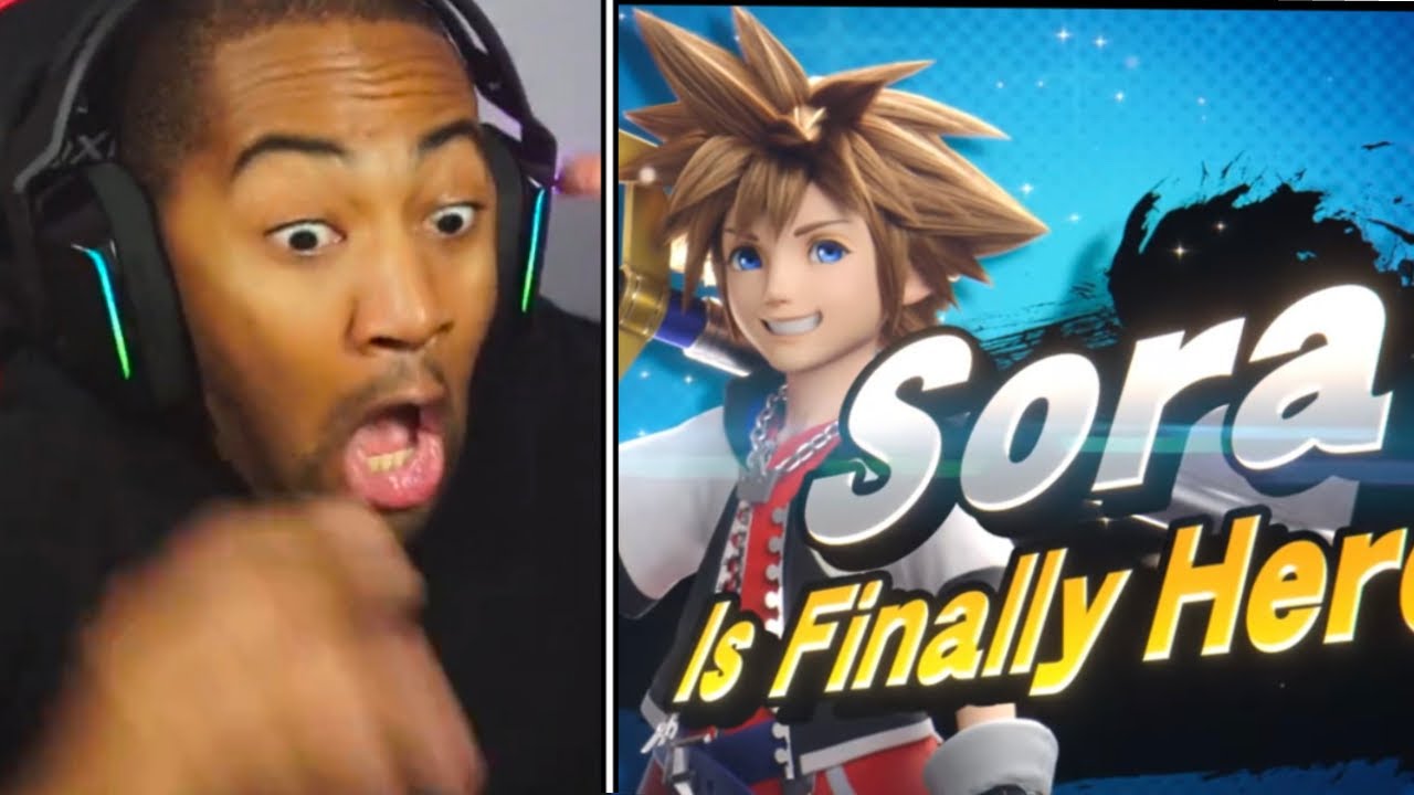 Kingdom Hearts Fan Reacts to Sora In Smash Bros Ultimate Trailer