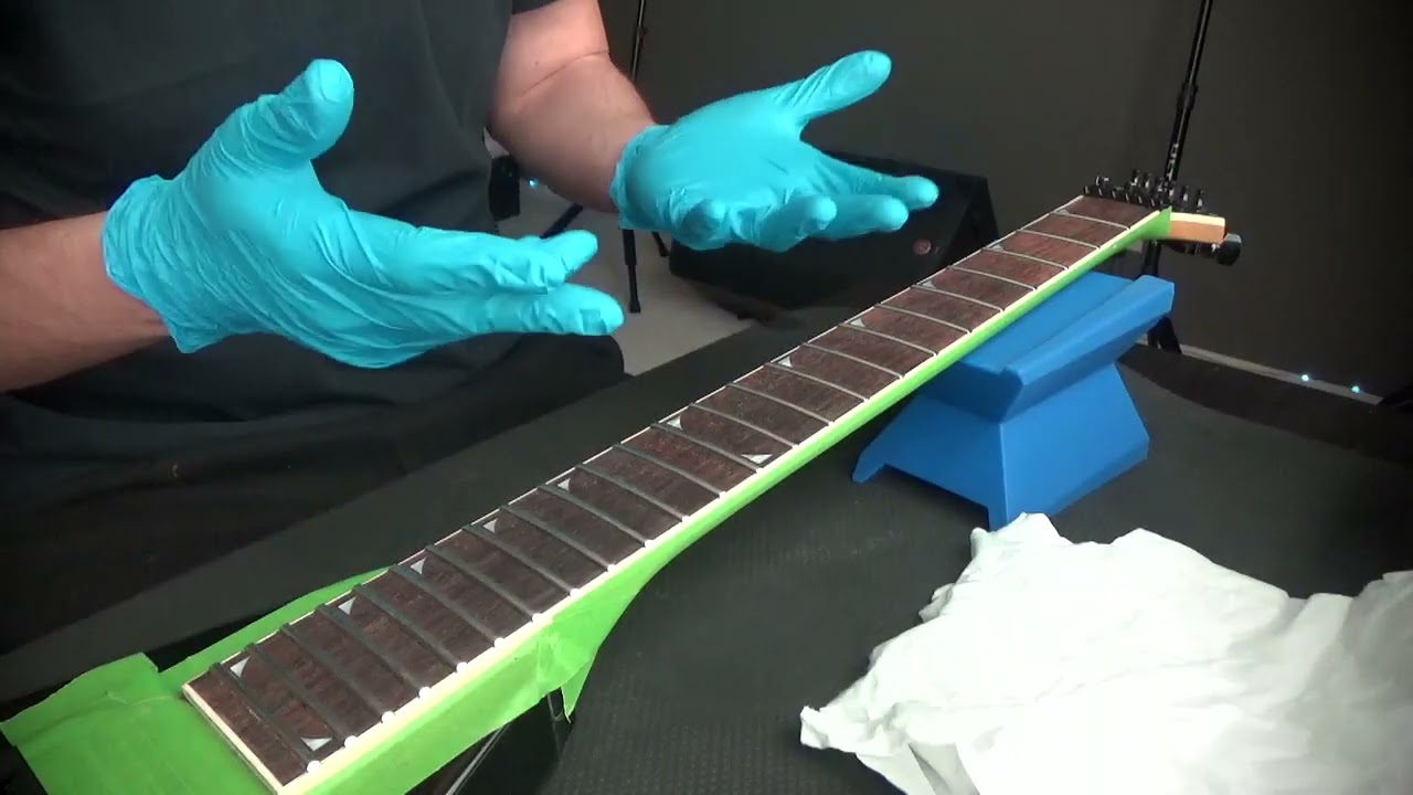 “Ebonize” your fretboard pt. 3 – The fastest and best method!