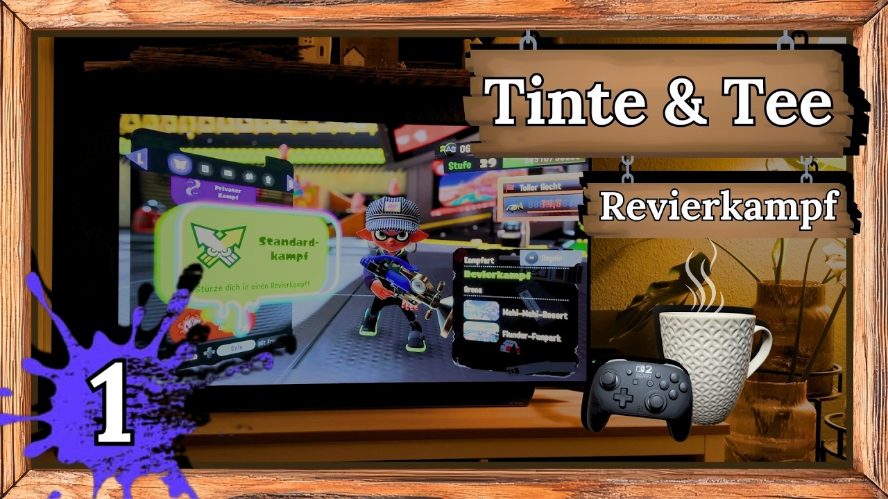 Splatoon 3 🫟 5 Revierkämpfe – 5 Waffen auf der Switch 2 | Tinte & Tee #1 ☕️
