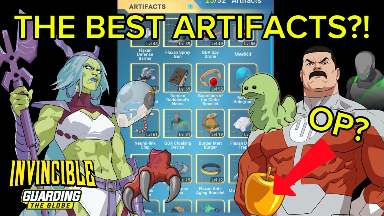 THE BEST ARTIFACTS GUIDE! - Invincible: Guarding the Globe