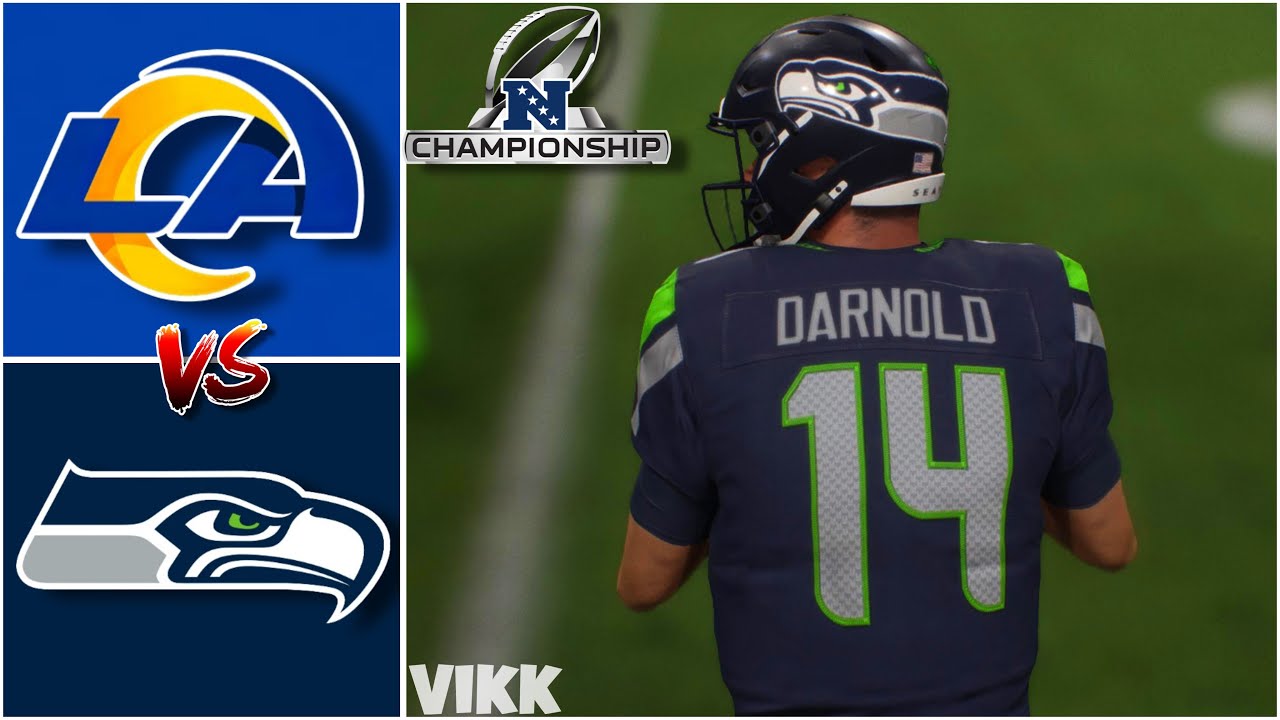 Rams vs Seahawks NFC Championship Full Game Simulation | Madden 26