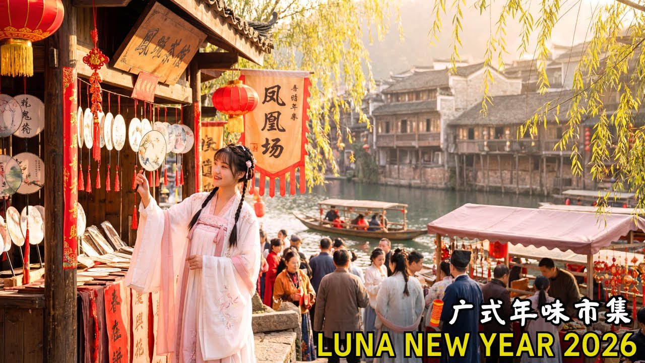 Chinese New Year Food & Handicraft Market in Fenghuang Ancient Town 2026 🧧