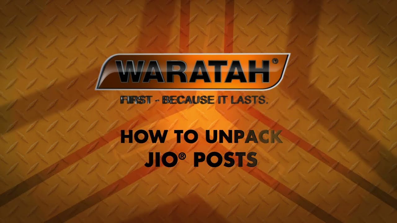 How to - Waratah Jio posts quick release