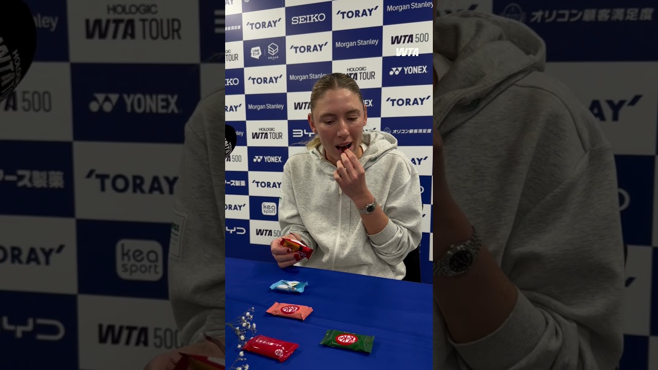 Когда Екатерина Александрова утверждает, что Matcha KitKat на вкус как классический 👀 #WTA