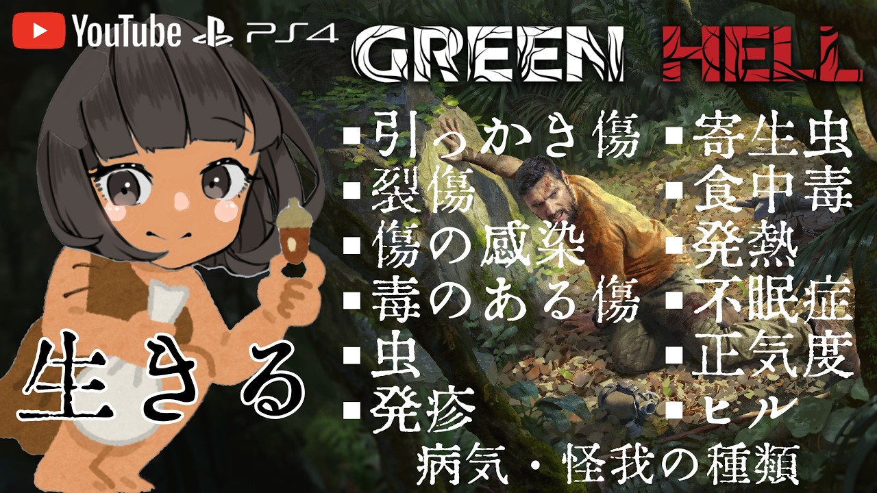 🔴LIVE【 GREEN HELL 🪺PS4 】w/しらぽんさん,のえるきゅん