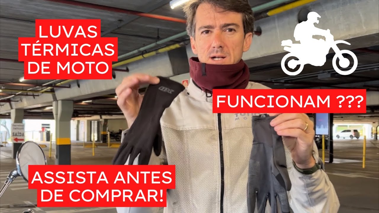 Mãos geladas ao pilotar moto no frio? Não sabe qual luva comprar? Assista e entenda qual funciona!
