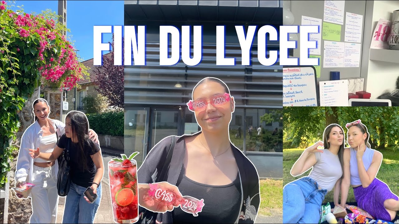 Ma DERNIERE semaine au LYCEE (robe de bal, shopping, copines...)