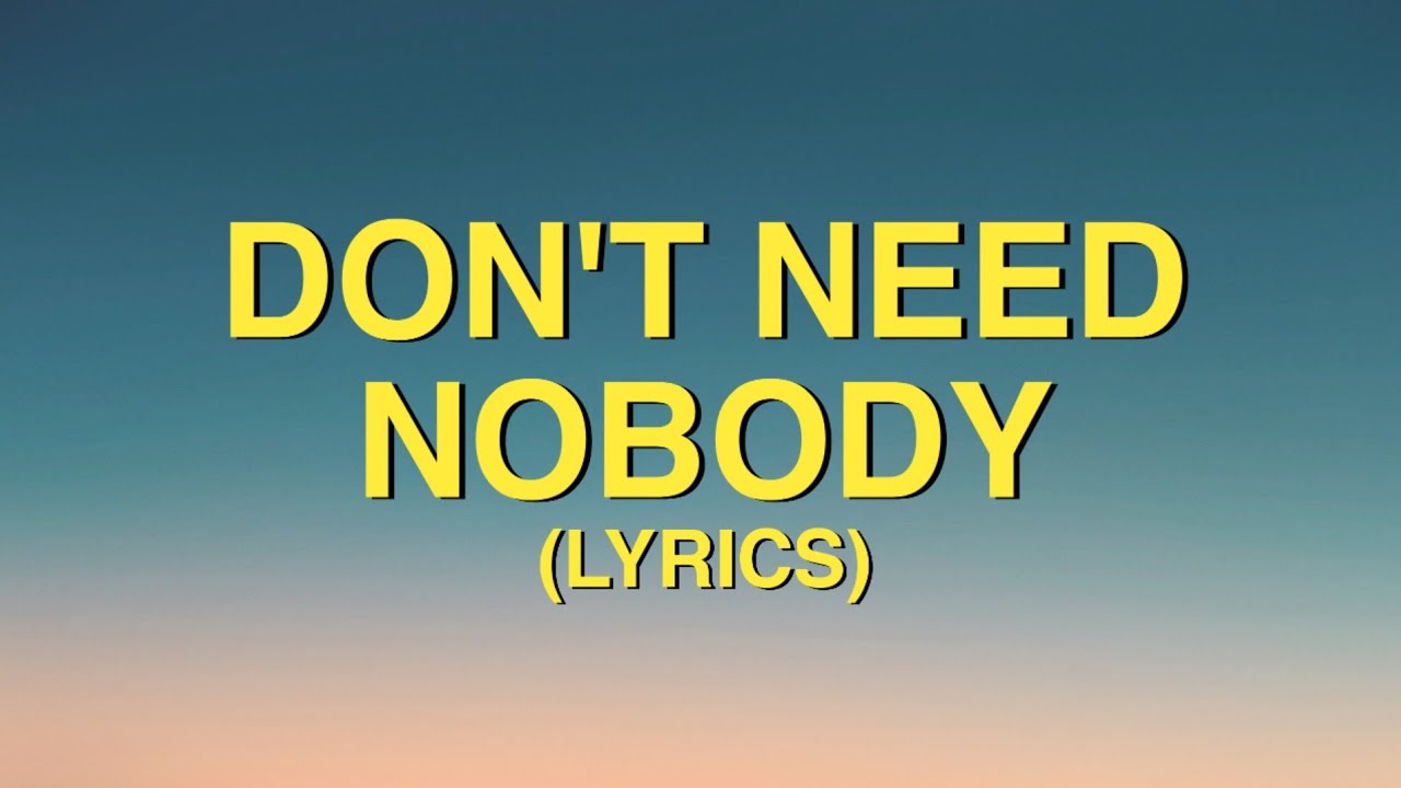 Ellie Goulding - Don't Need Nobody (Lyrics)