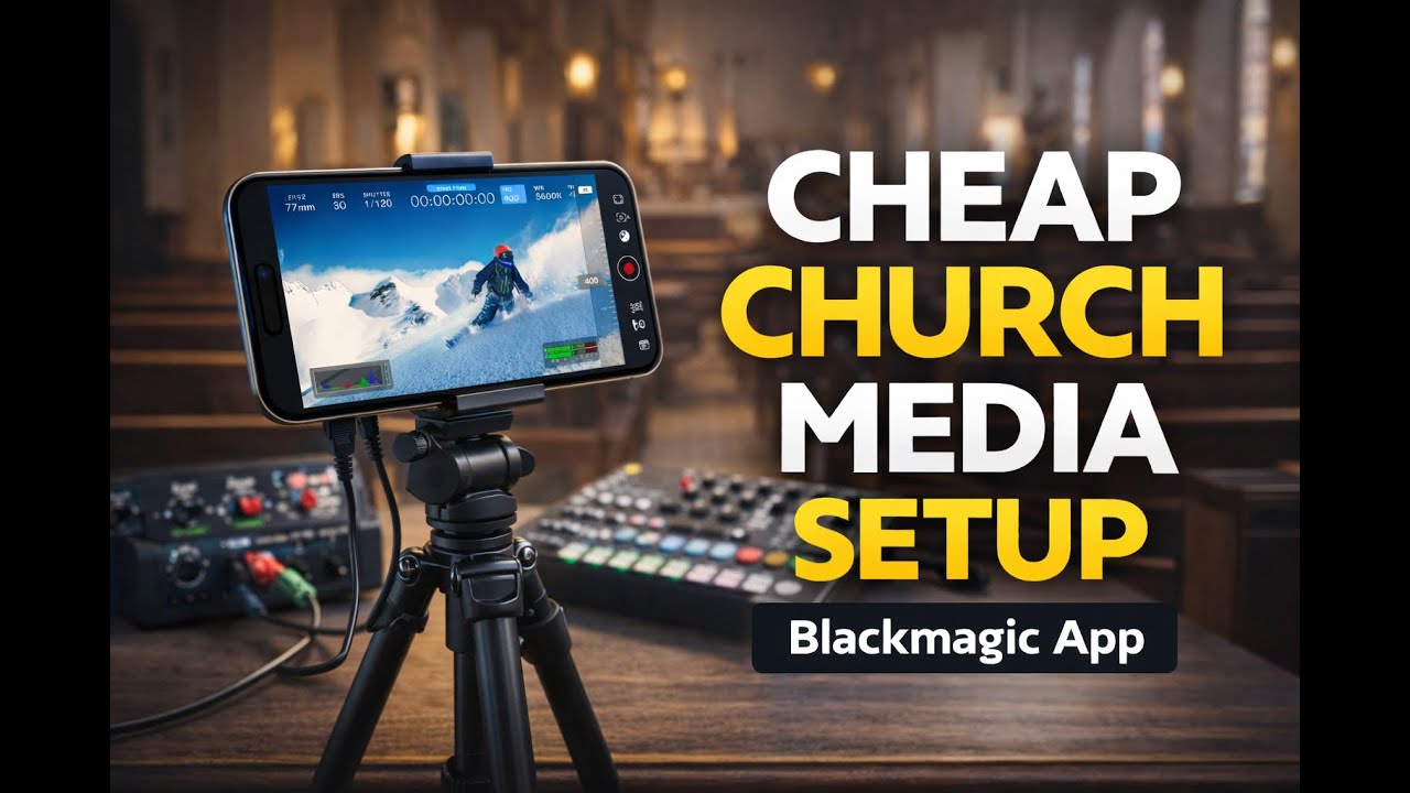 Учебное пособие по Blackmagic App: Недорогая медиа-система для церквей с ограниченным бюджетом