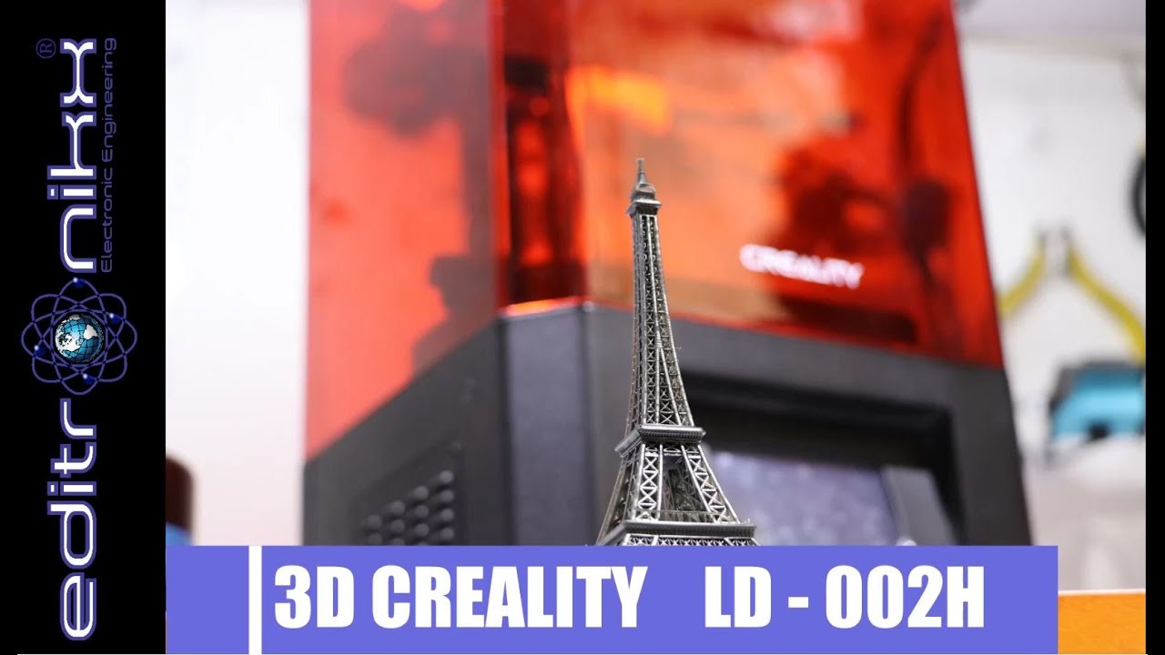 🌠IMPRESORA 3D de resina CREALITY  LD-002H súper rápida | mi primera impresión PASO A PASO sin fallar