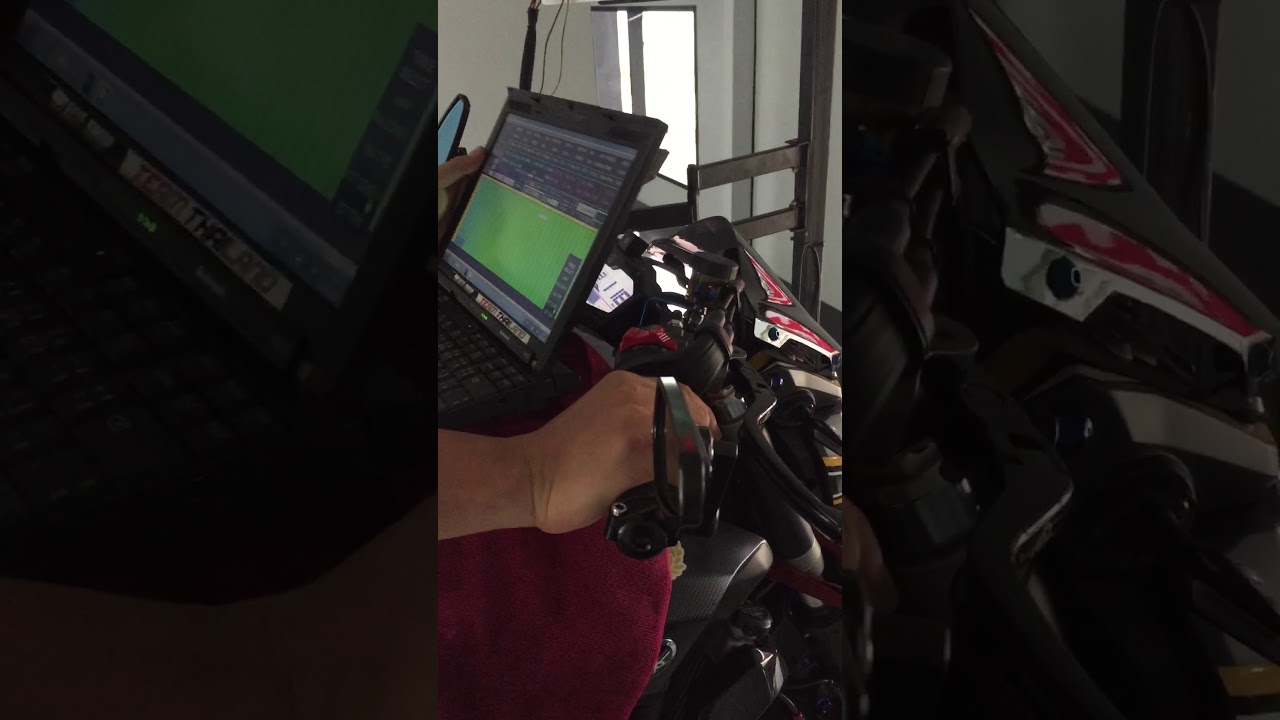 YAMAHA MT07  power 86.97HP   ( 260KM/H Gear 5  Dyno Test Thailand)