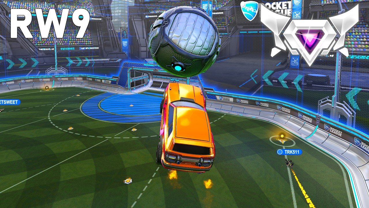 RW9 Rocket League Gameplay 1 HOUR (SSL 2v2)