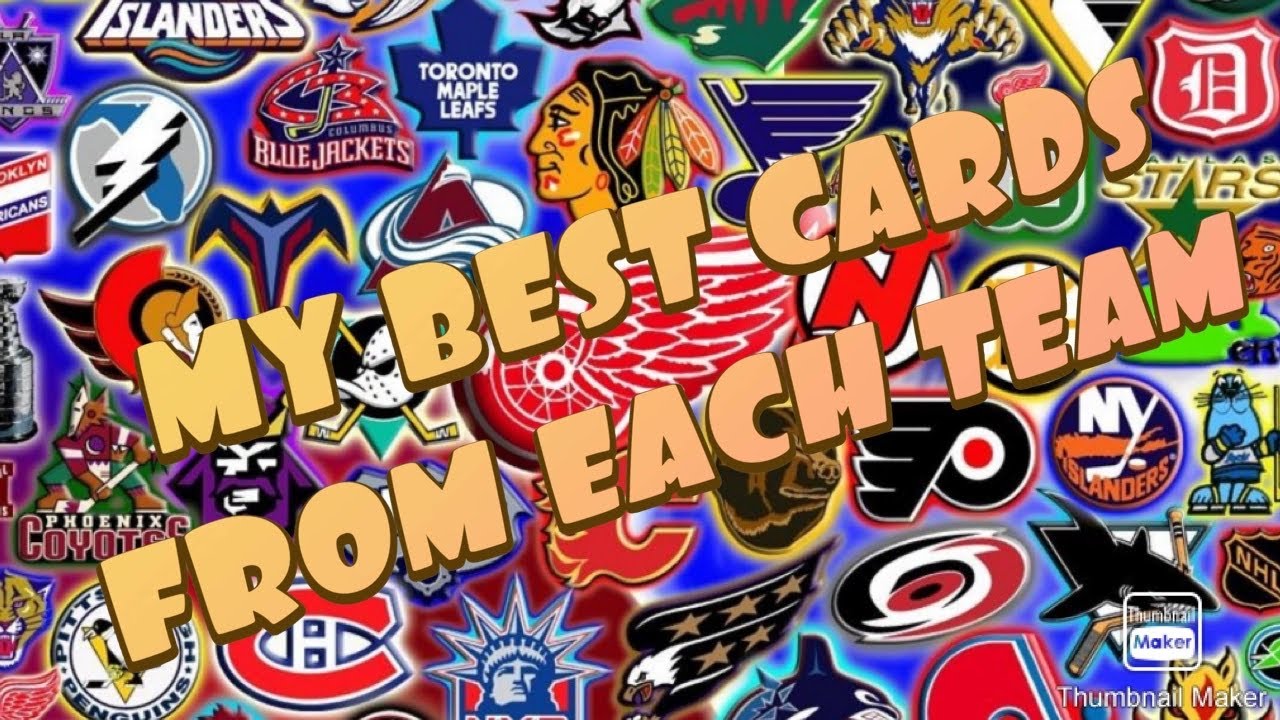🔥MY TOP CARDS FROM EACH NHL TEAM! 🔥😱🤯