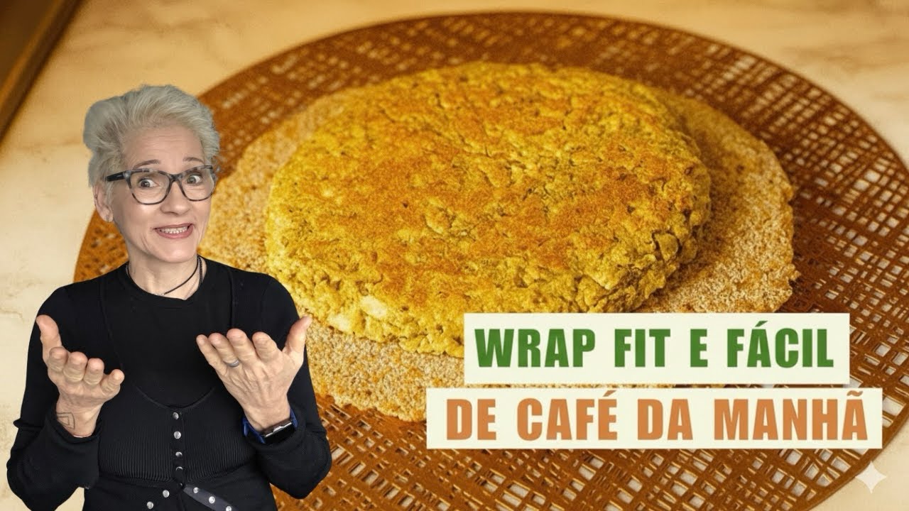 Café da Manhã Saudável: Wrap de Aveia + Base de Banana Verde  (Sem Glúten, Sem Leite!) 