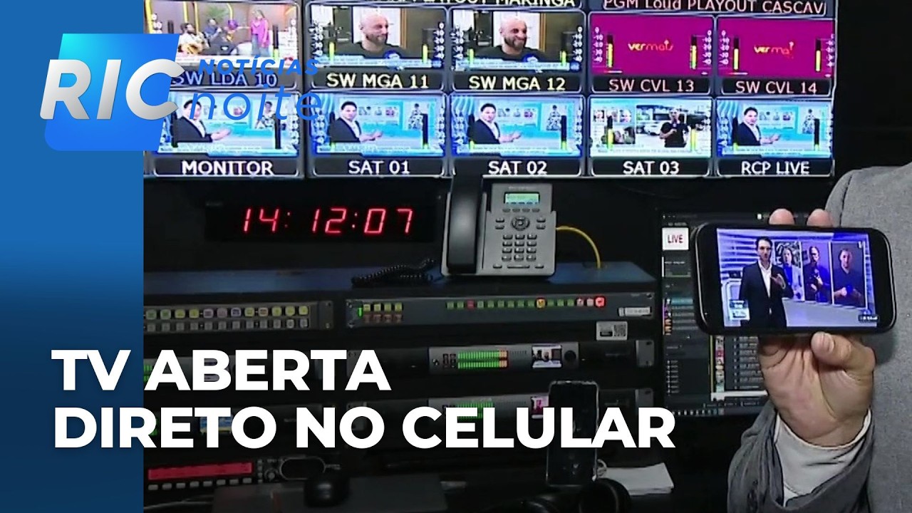 Ministro das Comunicações acompanha em Curitiba experimento da TV aberta direto no celular