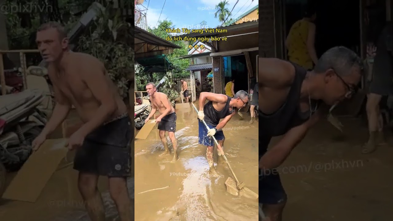 Kh&aacute;ch T&acirc;y sang Việt Nam du lịch đ&uacute;ng ng&agrave;y b&atilde;o về 🤣 #dulich #hagiang #dulichvietnam #chuyenla #docla