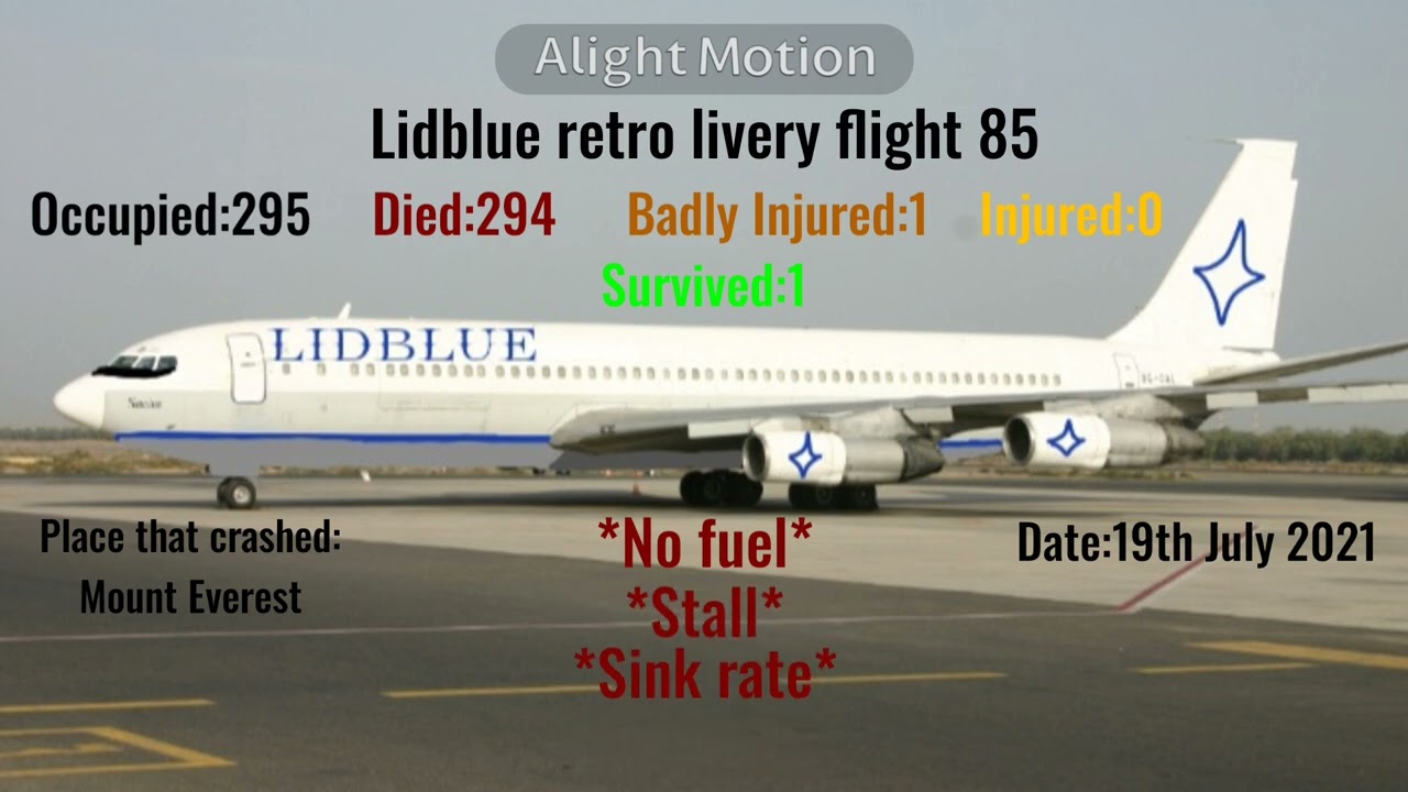 Lidblue retro livery flight 85 cvr