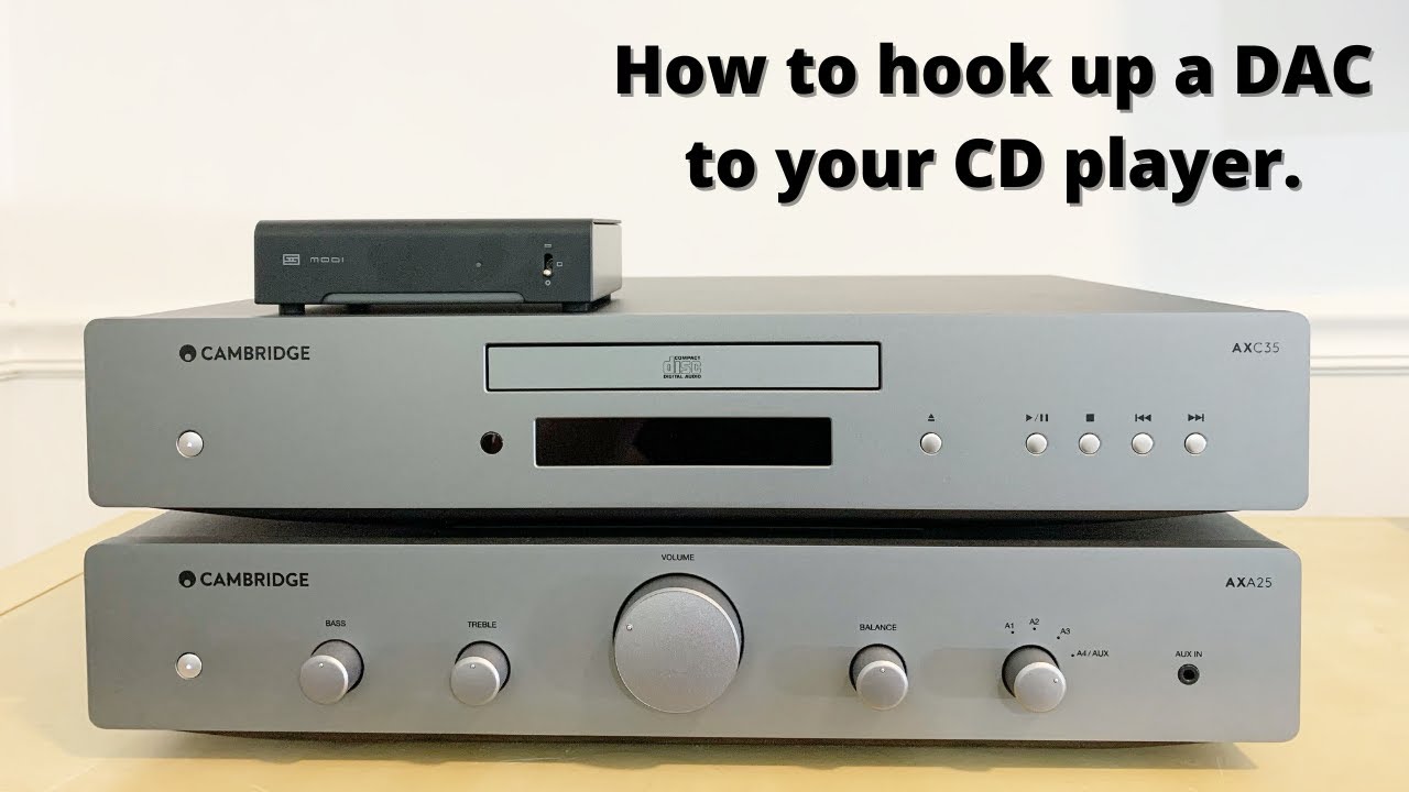Как подключить CD-плеер к внешнему ЦАП
