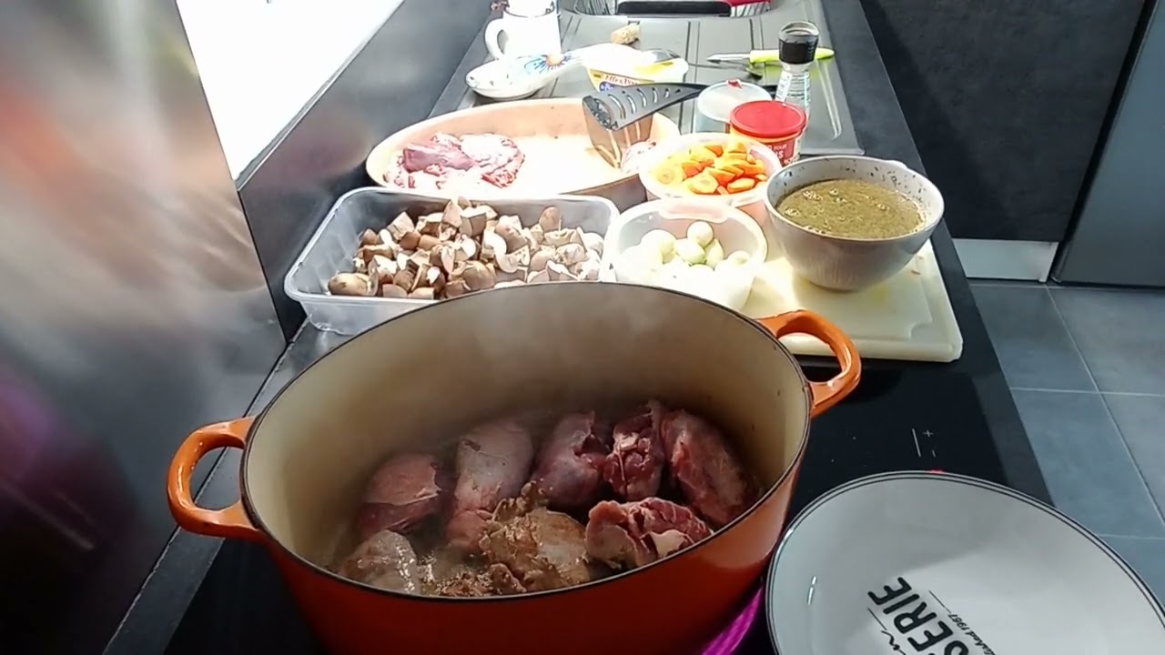joue de porc façon bourguignon