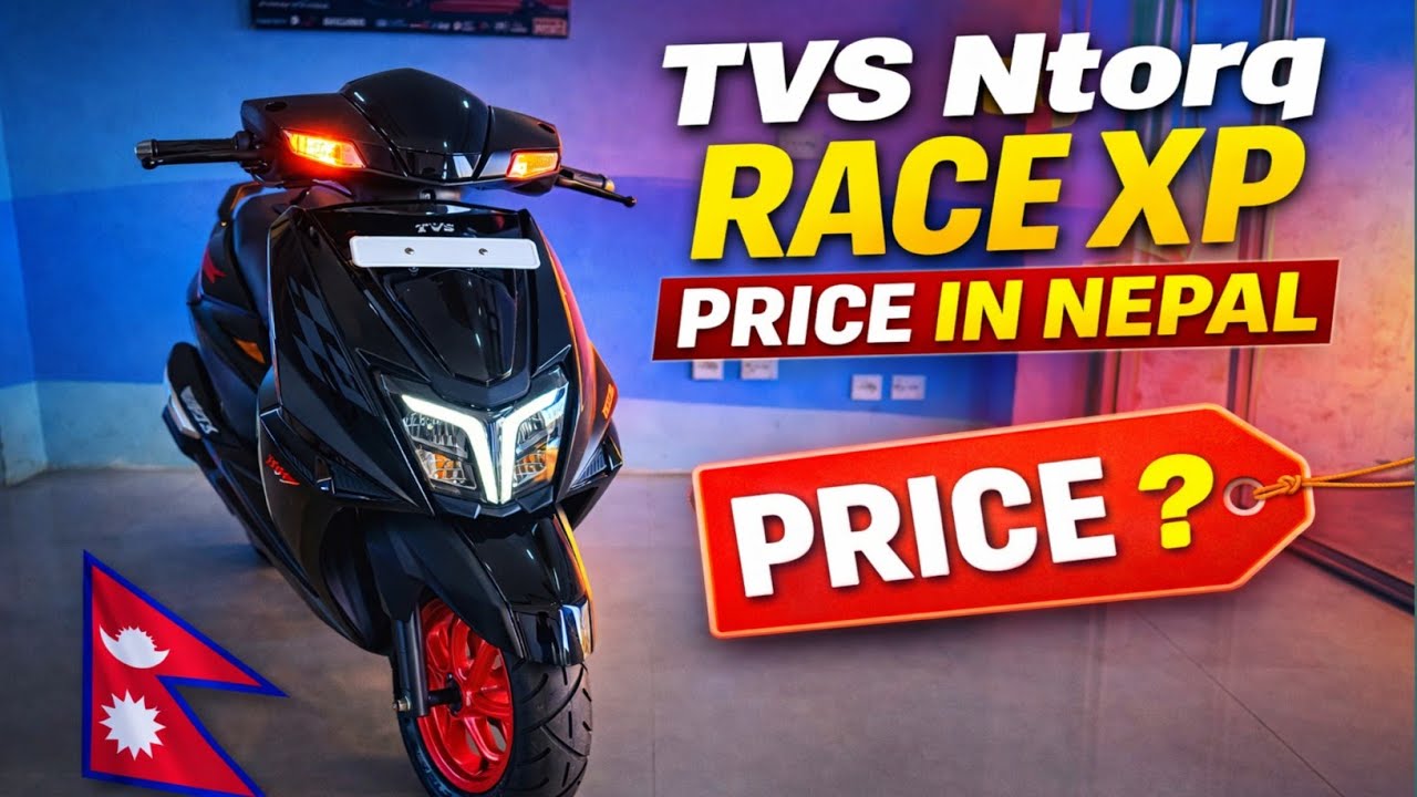 TVS Ntorq Race XP Black Edition Price in Nepal 🇳🇵🔥 2026 | Full Specs, Mileage, Features & Review