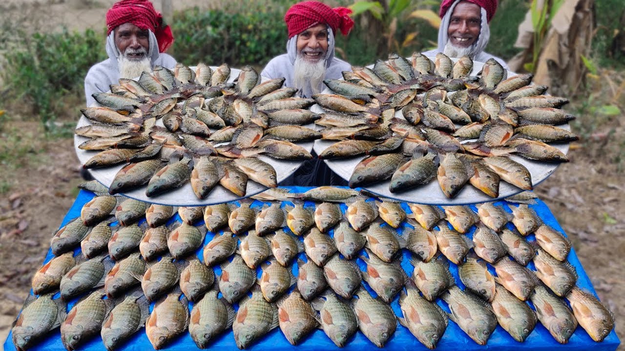 Tilapia Fish Curry For Madrasa kids - Grandpa Cooking Bengali Fish Bhuna - Food for Special people