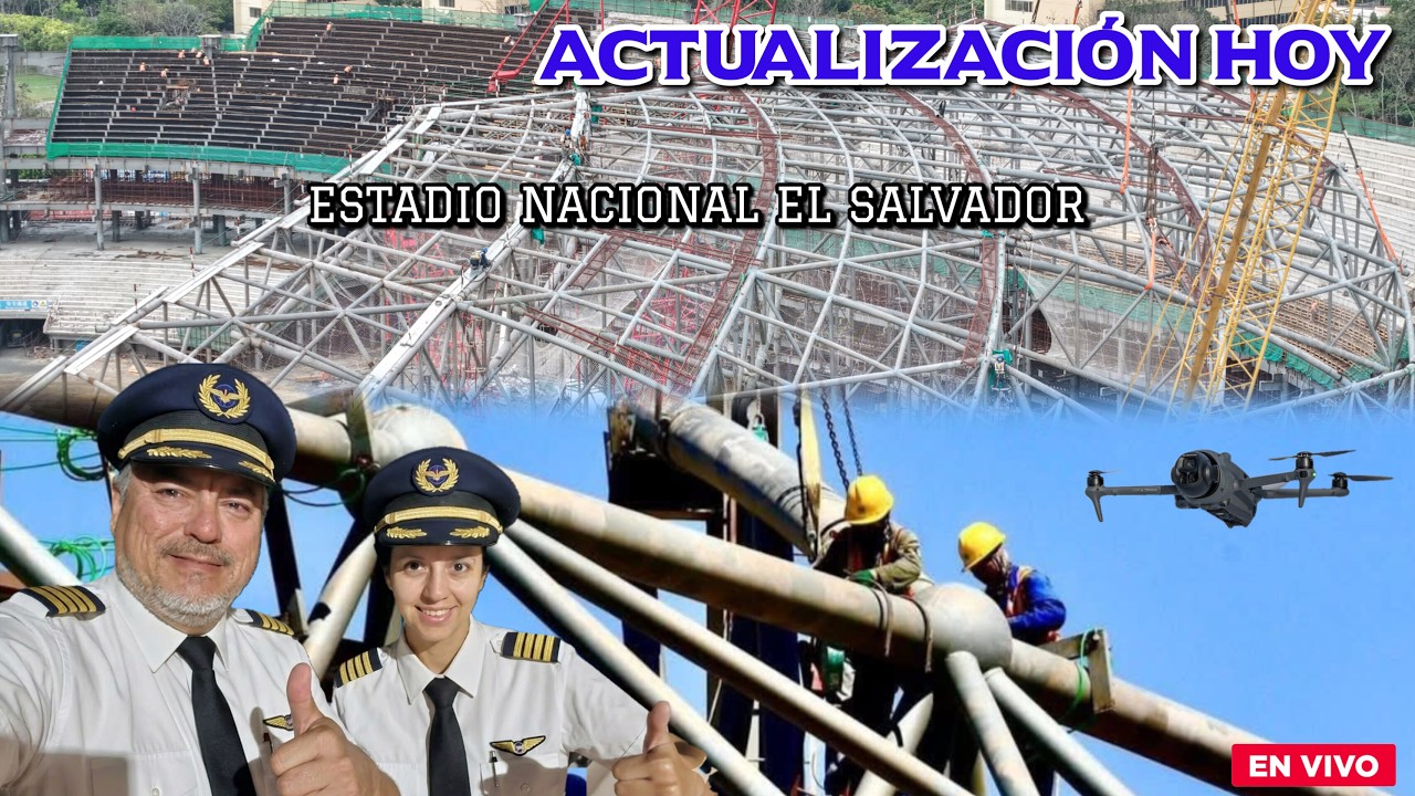 Notorio avance Estadio #elsalvador en directo