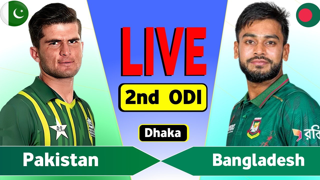 Pakistan vs Bangladesh 2nd ODI Live Match Today | PAK vs BAN Live Score & Commentary | BAN BAT