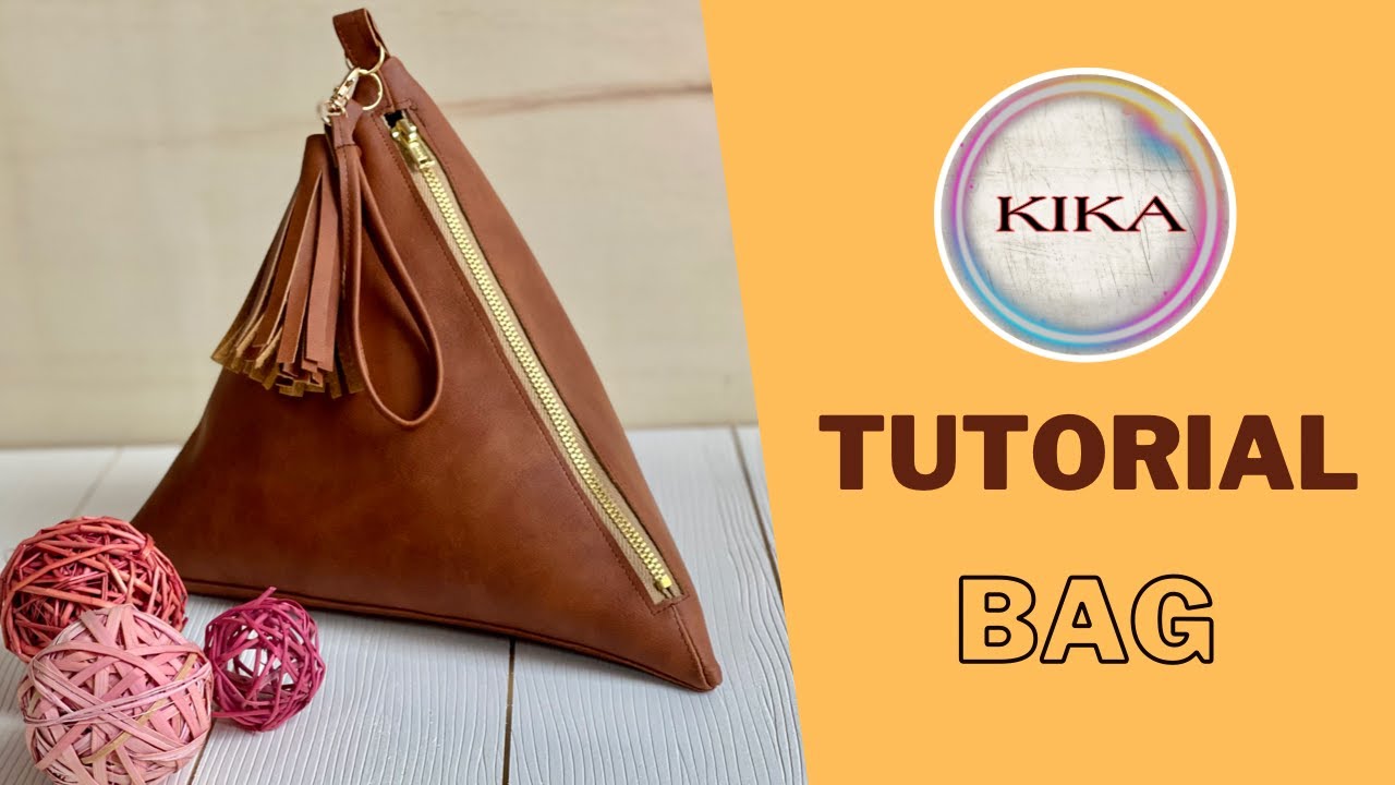 Come cucire una POCHETTE - BORSA DONNA  fatta a mano - Tutorial/Diy How to sew a BAG