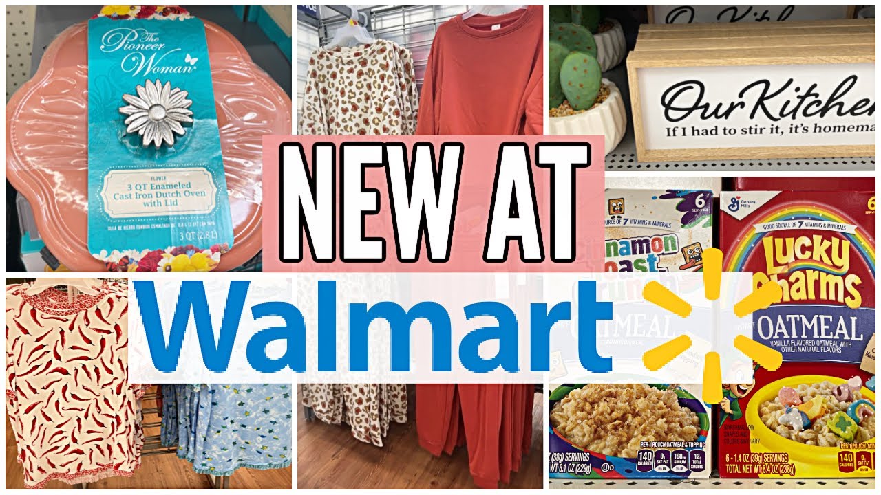 WALMART SHOP WITH ME / NEW AT WALMART FINDS / WALMART FASHION, HOME DECOR, GROCERY SHOPPING & MORE!