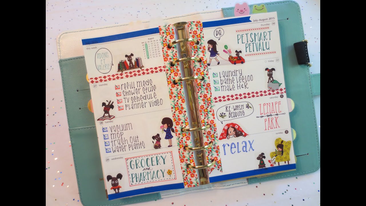 Decorating My Planner - Week 31 (odong et valerie)