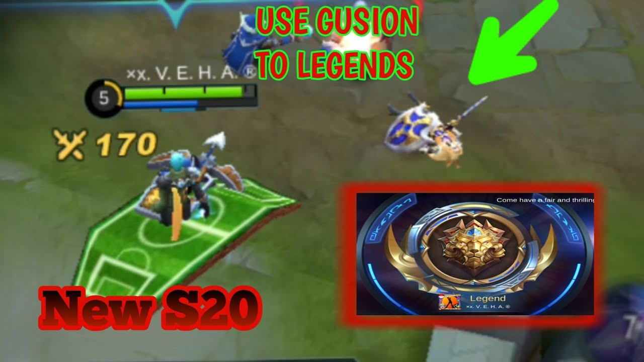 USE GUSION To LEGENDS at SEAson 20🔥🔥🔥🔥🔥