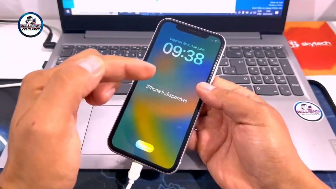 Aula - 03 - Como Recuperar iPhone indispon&iacute;vel, inativo ou Bloqueado - Passo a Passo