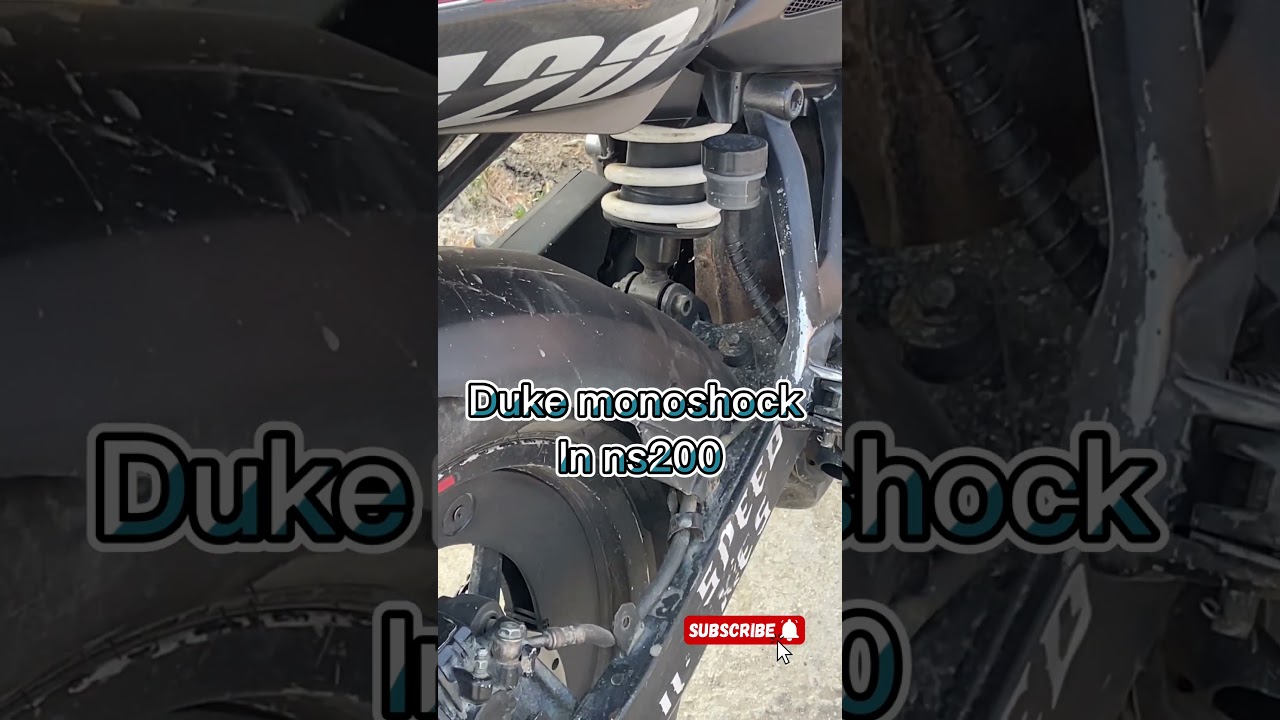 Duke monoshock install in ns200🔥#modified