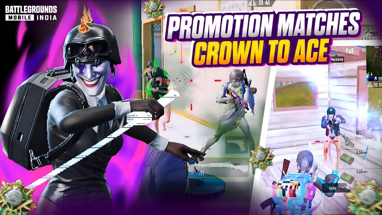 PROMOTION MATCHES 🔱 | CROWN TO ACE 🔥 | BGMI