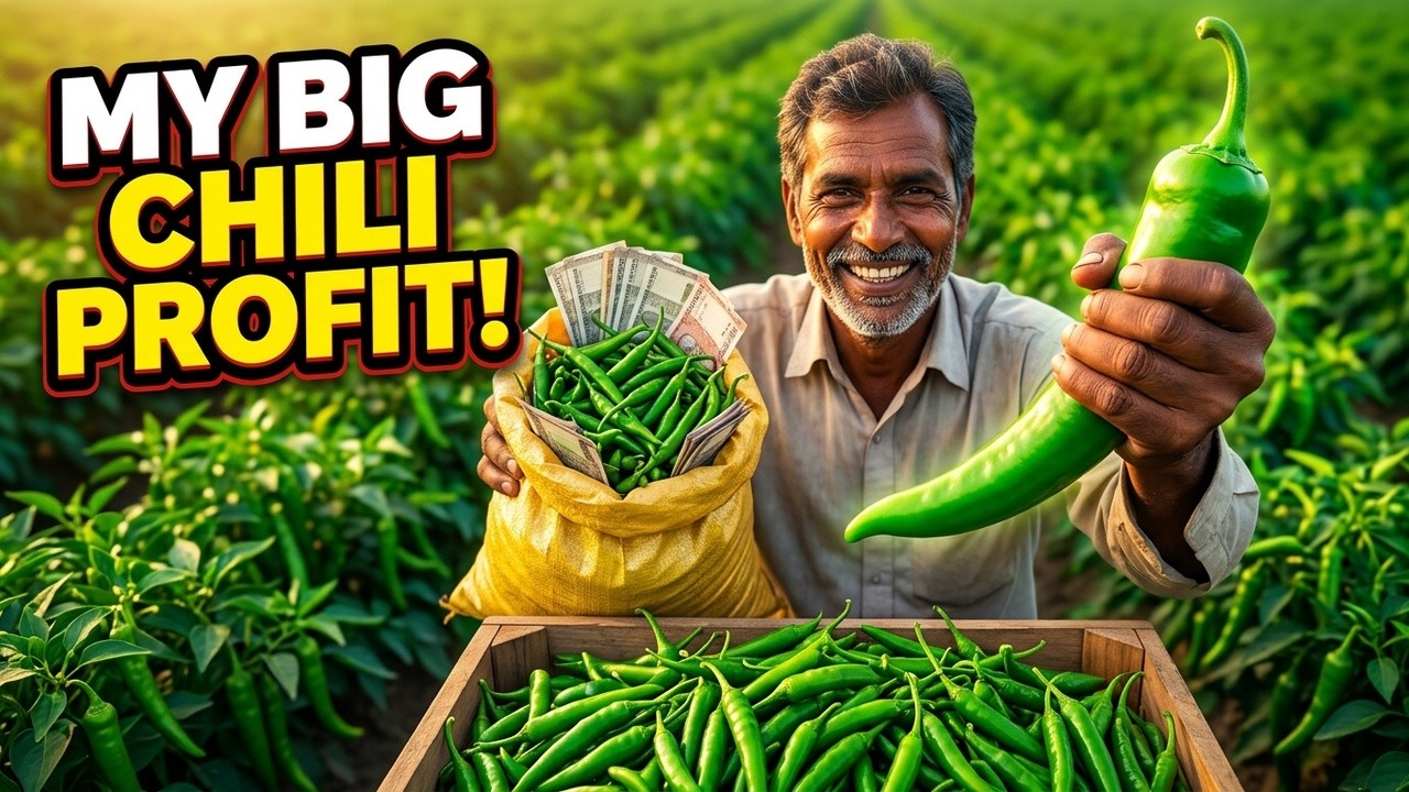 Green Chili | Picking Day | Capsicum annum | Healthy crop | Production | Business | Money 