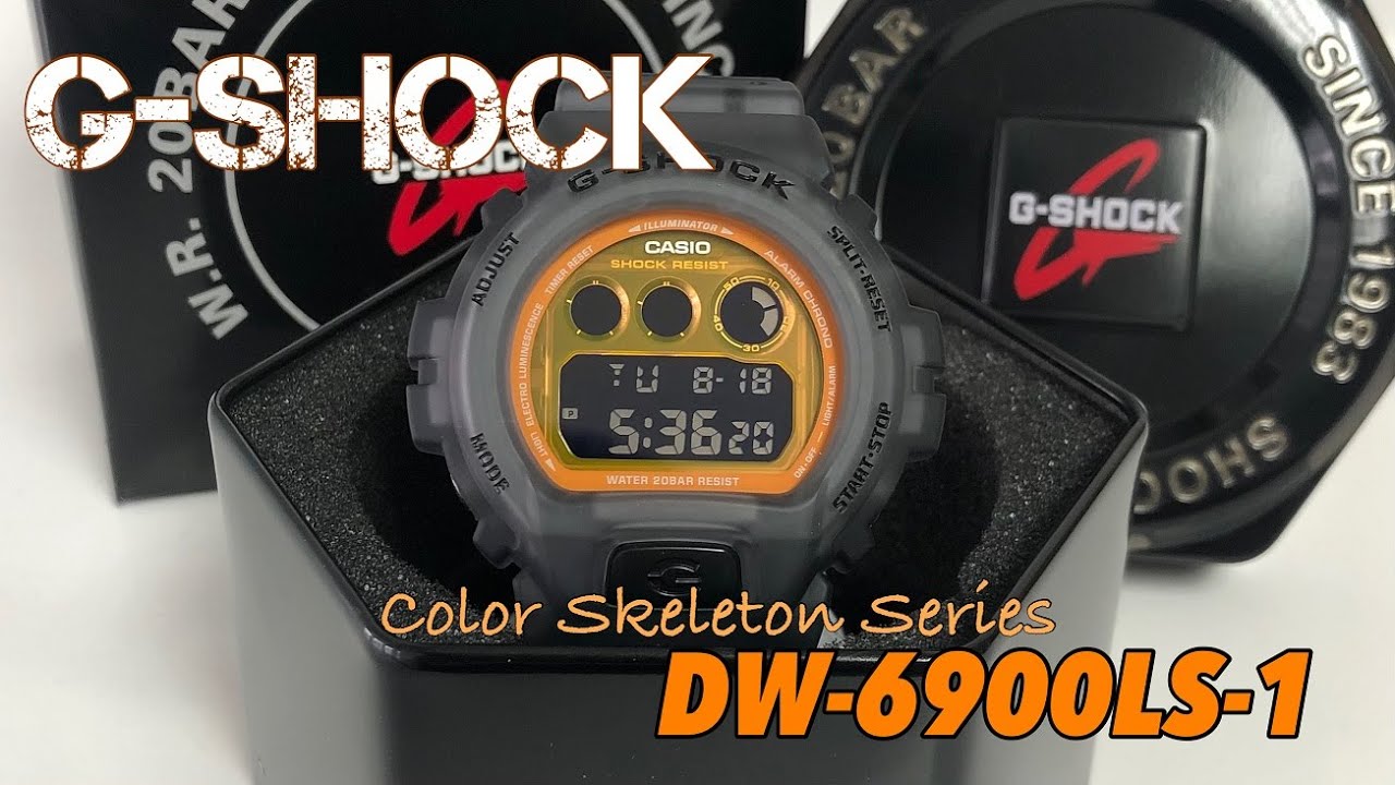 UNBOXING | G-Shock DW-6900LS-1 | 2020 Model Release | Color Skeleton Series