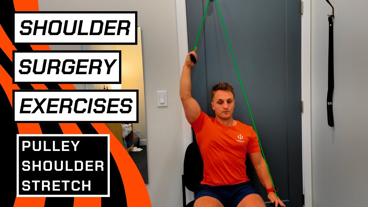 Pulley Shoulder Stretch // Shoulder Surgery Exercises