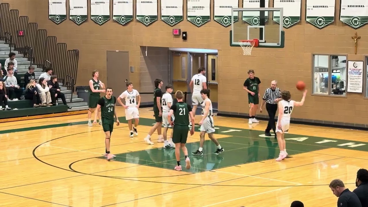 Wayland Boys Varsity Basketball at West Catholic | 217-26