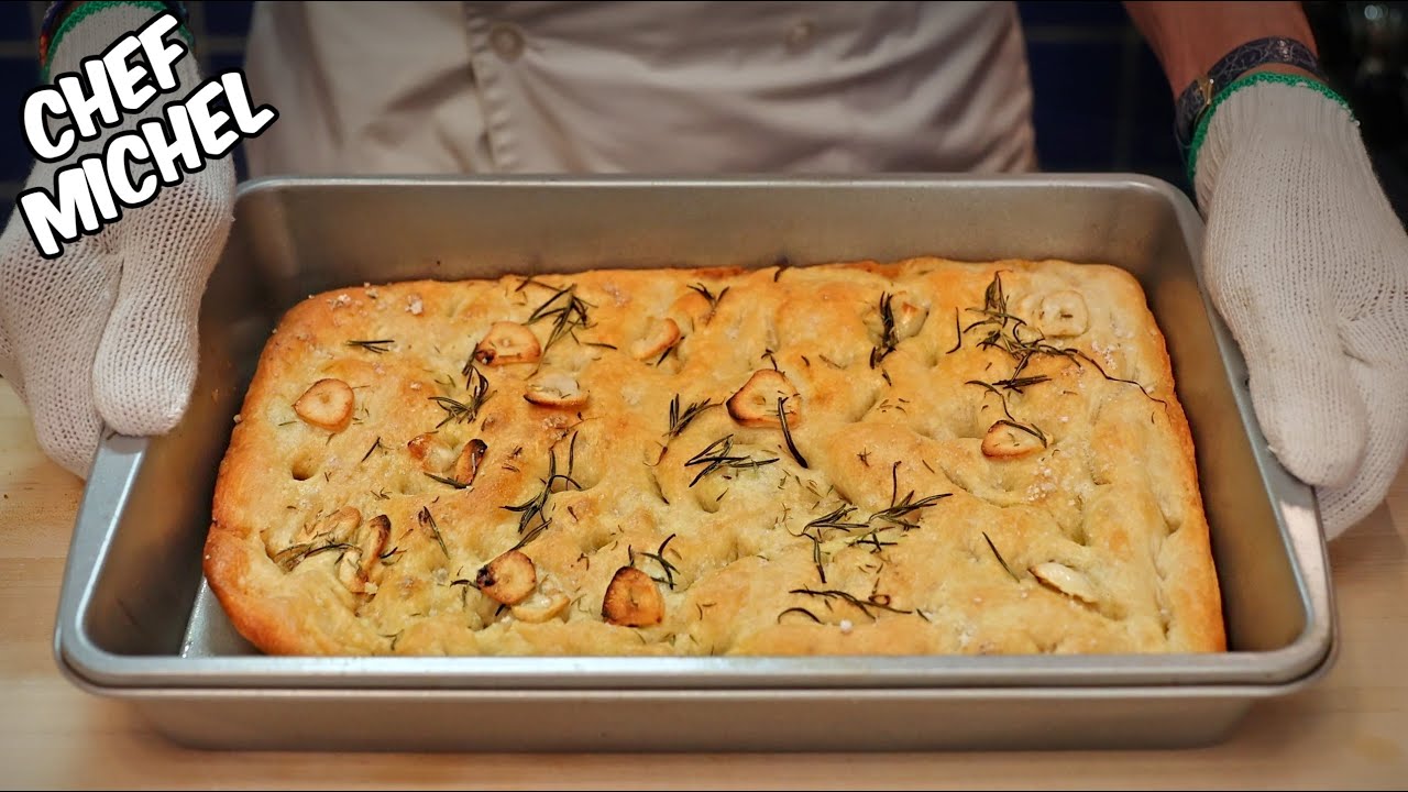 FOCACCIA moelleuse et croustillante