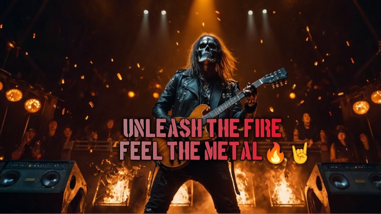 🔥 Skull Strings: When Metal Meets Fire | Epic Heavy Metal Guitar Solo 🤘
