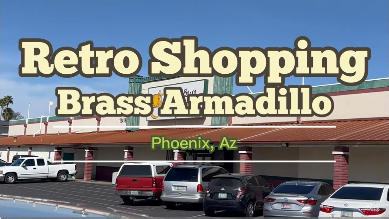 2024 Retro Shopping Brass Armadillo Antique Mall Phoenix, Az