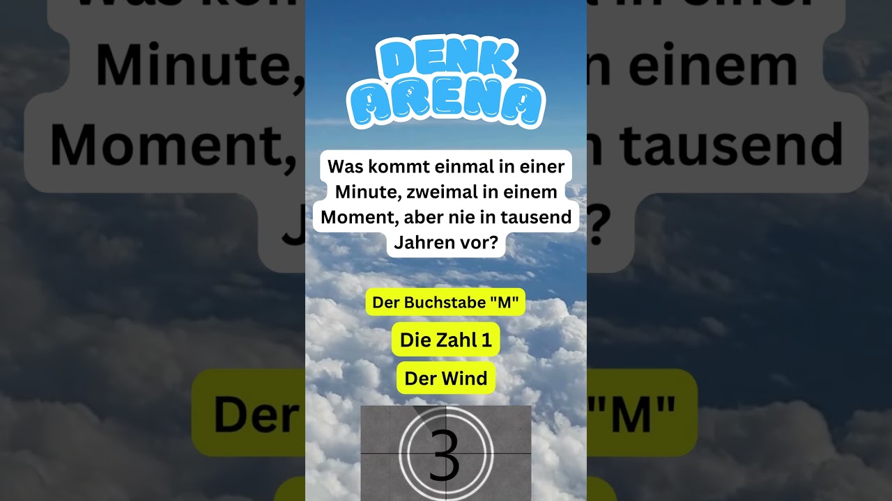 Das mysteri&ouml;se R&auml;tsel der Minute! 🔍