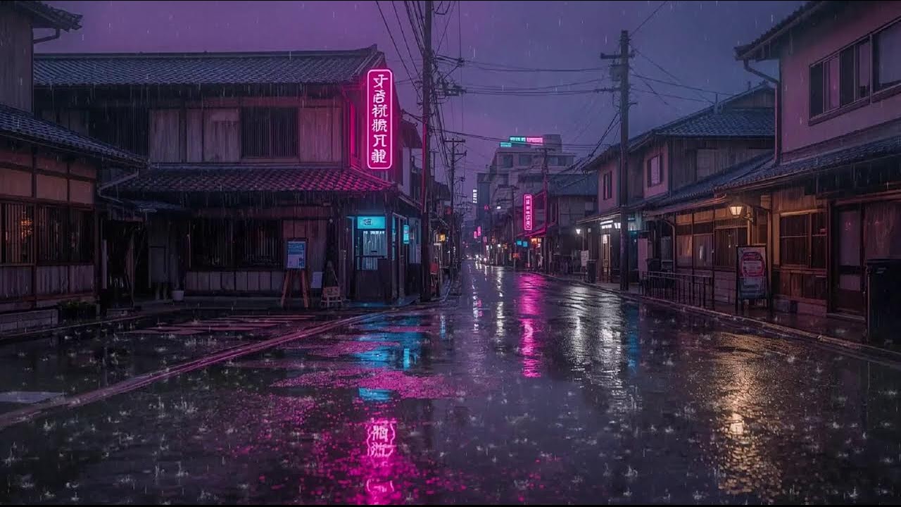 Rainy Night Lofi Mix 🌙 Calm Chillhop Beats to Relax, Study & Sleep #51